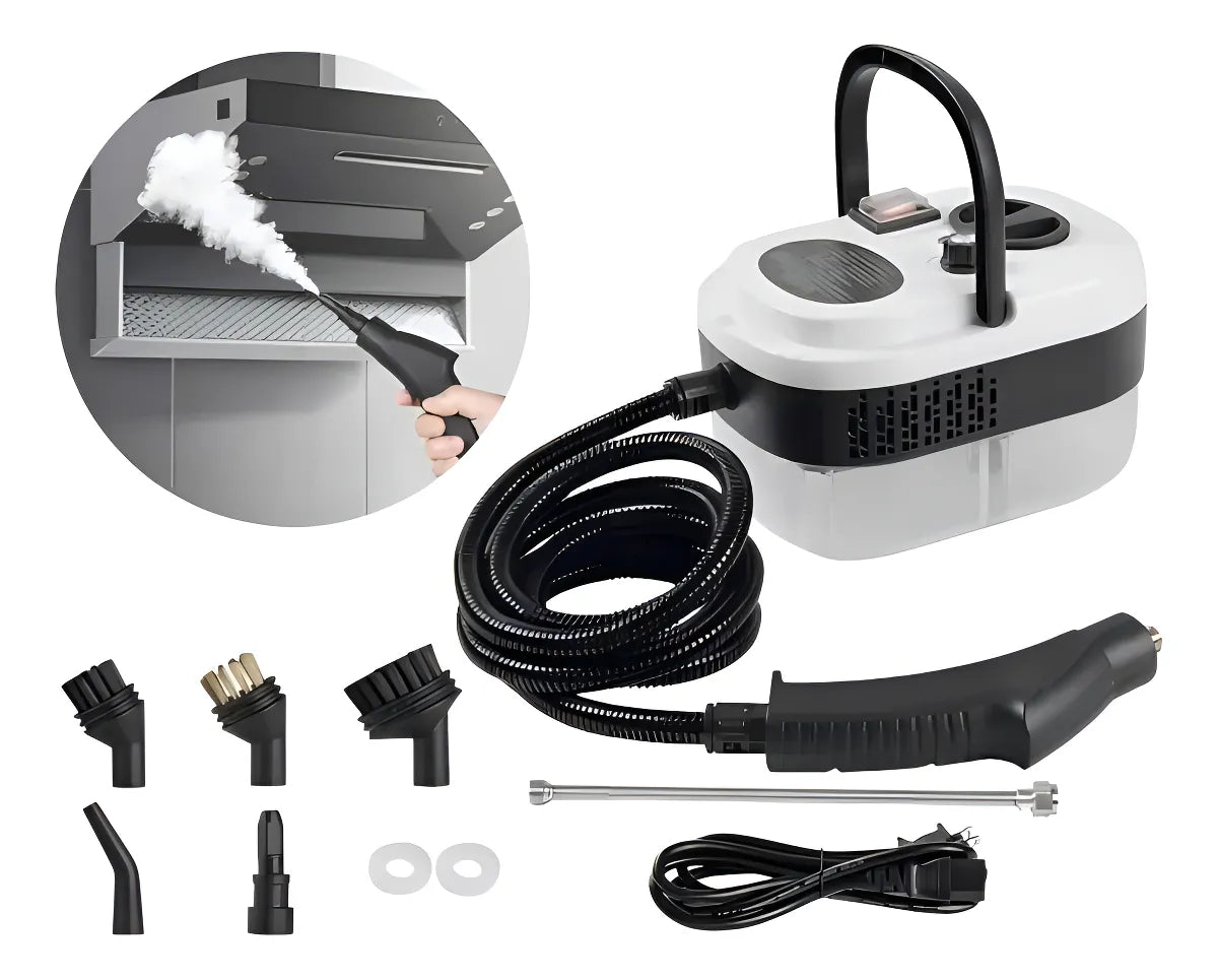 Limpiador a Vapor 2500W — Alta Presión y Temperatura